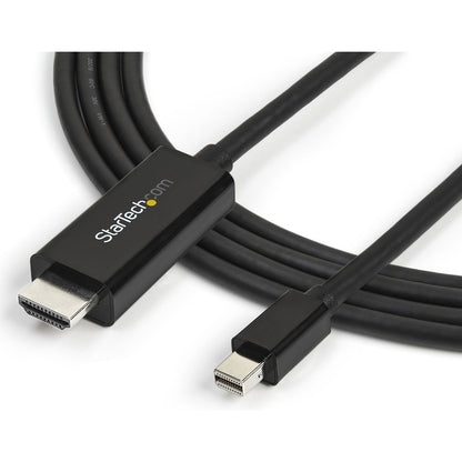 StarTech.com 10ft (3m) Mini DisplayPort to HDMI Cable, 4K 30Hz Video, Mini DP to HDMI Adapter/Converter Cable, mDP to HDMI Monitor/Display MDP2HDMM3MB