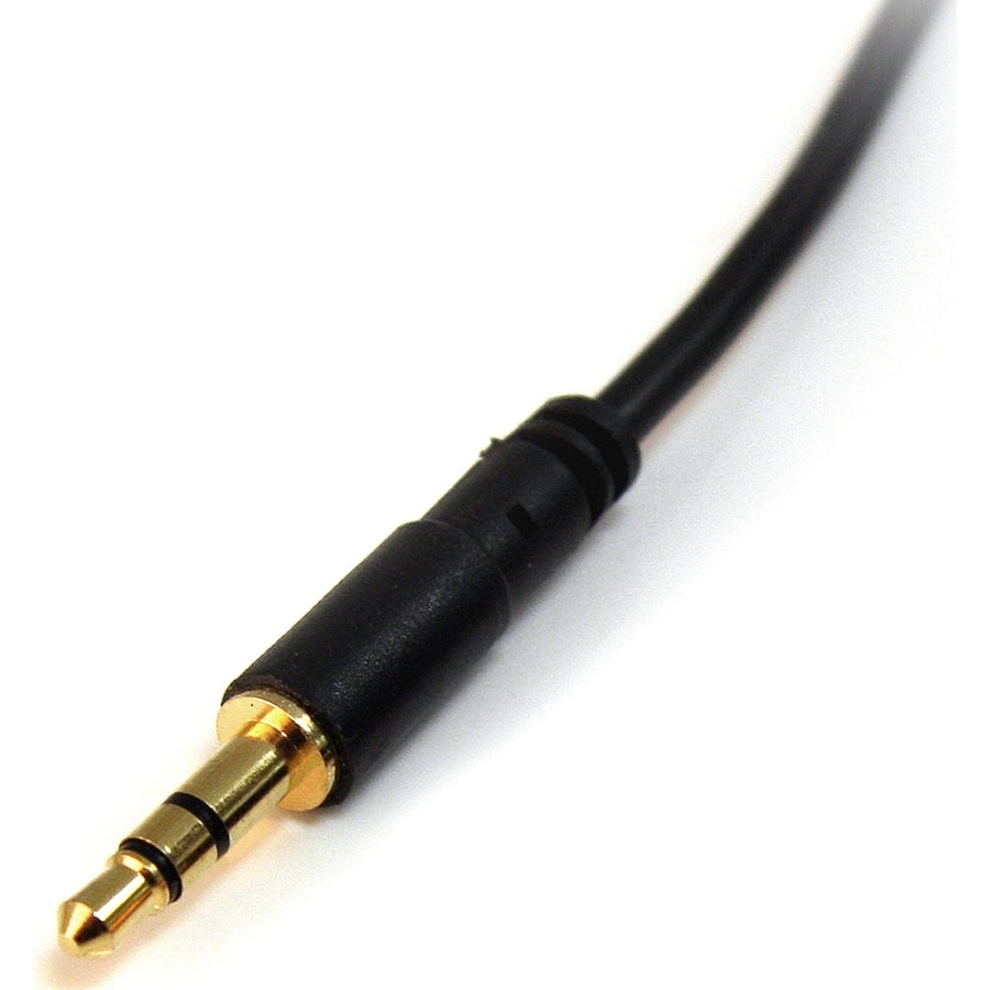 StarTech.com 15 ft Slim 3.5mm Stereo Audio Cable - M/M MU15MMS