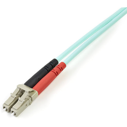 StarTech.com 3m (10ft) LC/UPC to LC/UPC OM3 Multimode Fiber Optic Cable, Full Duplex 50/125 Zipcord, 100G, LSZH Fiber Jumper Cord A50FBLCLC3