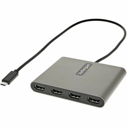 StarTech.com USB C to 4 HDMI Adapter, External Graphics Card, 1080p, USB Type-C to Quad HDMI Monitor Display Adapter/Converter, Windows USBC2HD4