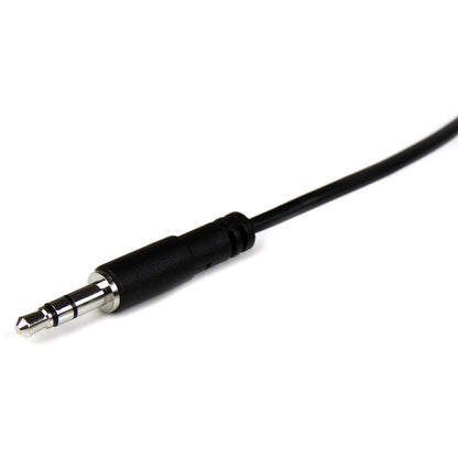 StarTech.com 1m Slim 3.5mm Stereo Extension Audio Cable - M/F MU1MMFS