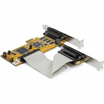 StarTech.com 8-Port PCI Express RS232 Serial Adapter Card -PCIe to Serial DB9 Controller 16C1050 UART - Low Profile - 15kV ESD - Win/Linux PEX8S1050LP