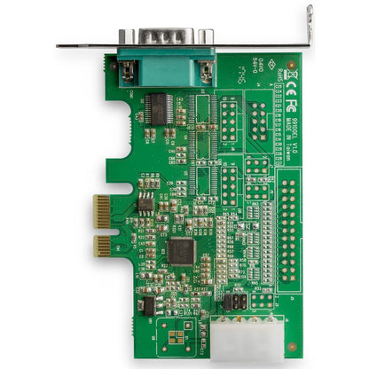 StarTech.com 1-port PCI Express RS232 Serial Adapter Card - PCIe Serial DB9 Controller Card 16950 UART - Low Profile - Windows/Linux PEX1S953LP