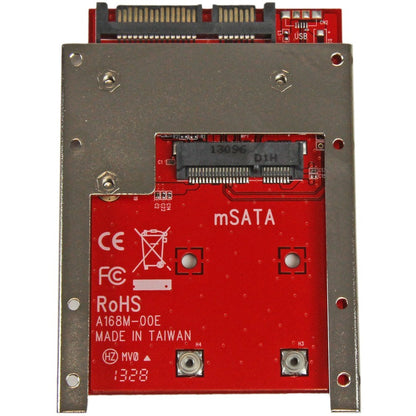 StarTech.com mSATA SSD to 2.5in SATA Adapter Converter SAT32MSAT257