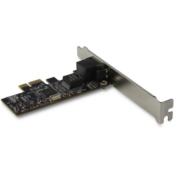 StarTech.com 1 Port 2.5Gbps 2.5GBASE-T PCIe Network Card x1 PCIe - Windows, MacOS & Linux - PCI Express LAN Card - RTL8125 (ST2GPEX) ST2GPEX