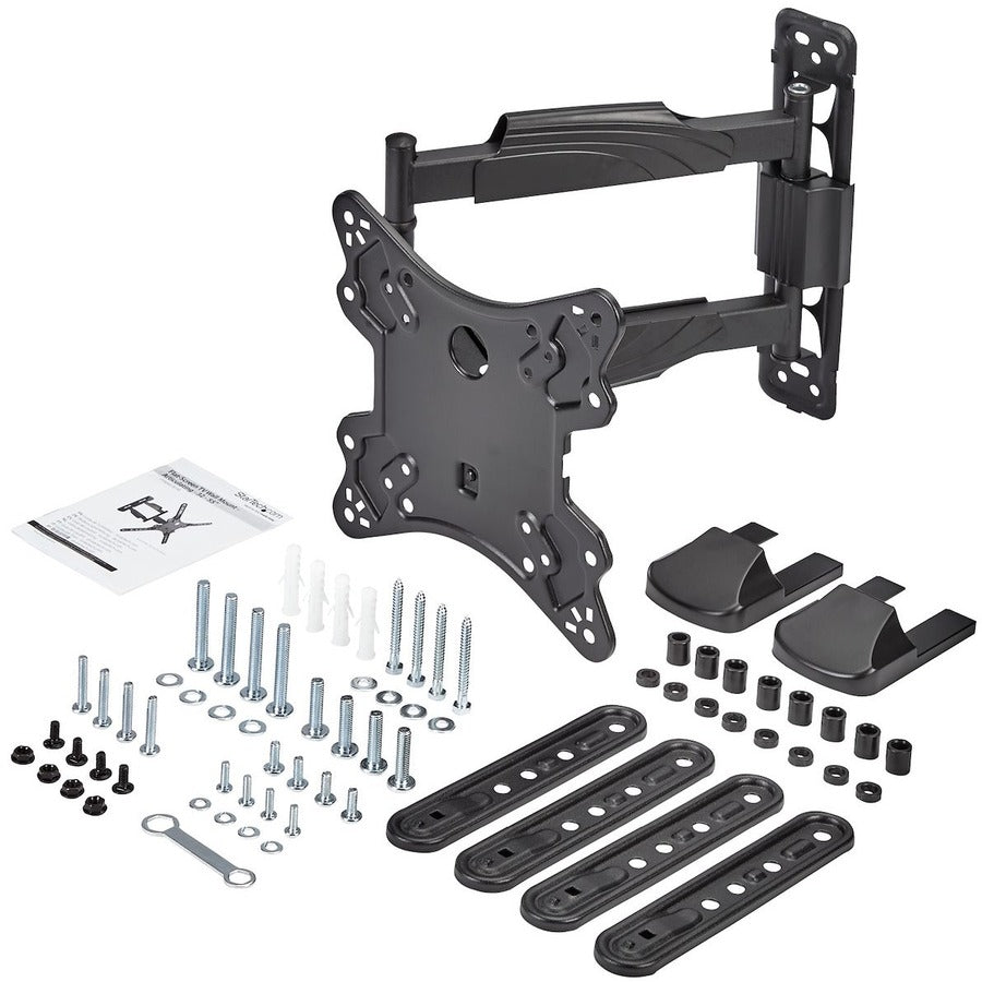 StarTech.com Full Motion TV Wall Mount for 32-55 inch VESA Display - Heavy Duty Articulating Adjustable Flat Screen TV Wall Mount Bracket FPWARTB1M