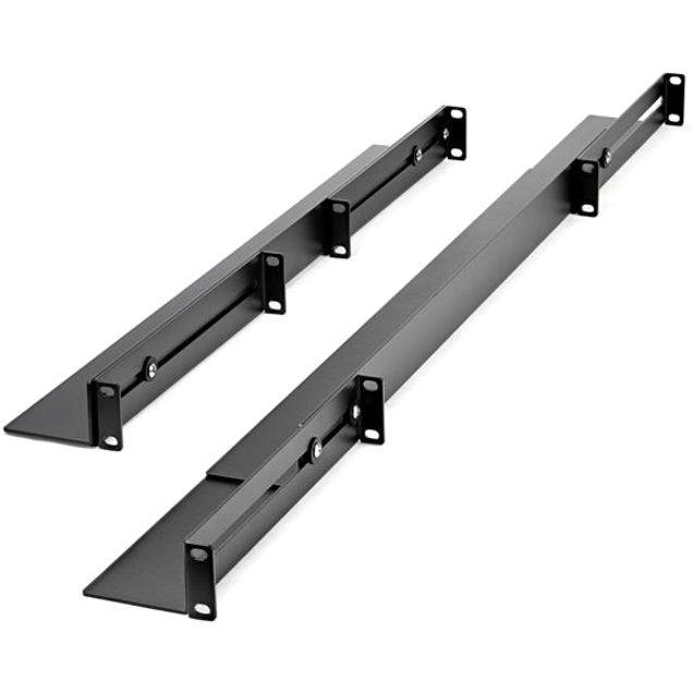 StarTech.com 1U 19" Server Rack Rails 24-36" Adjustable Depth /Universal 4 Post Network/Server/UPS Equipment Mounting Rack Mount Rail Kit UNIRAILS1UB