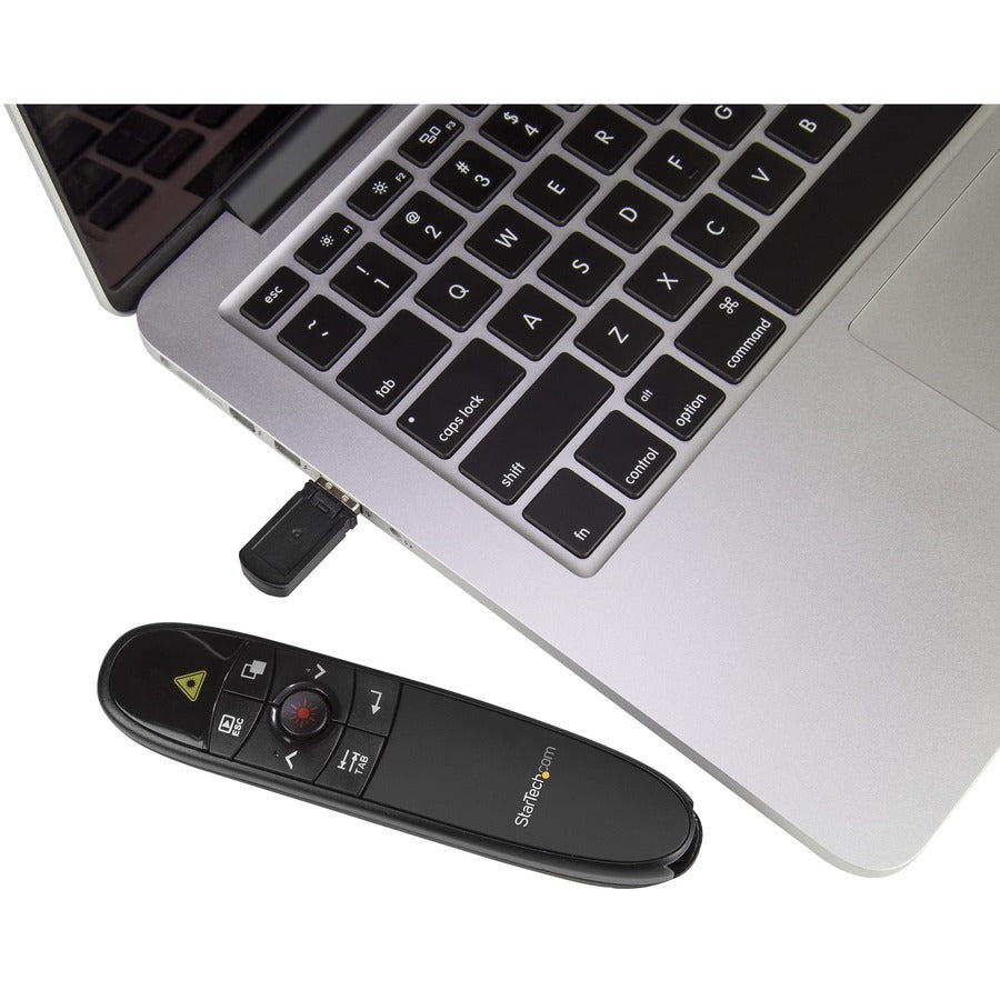 Star Tech.com Wireless Presentation Remote with Red Laser Pointer - 90 ft. - PowerPoint Presentation Clicker for Mac & Windows (PRESREMOTE) PRESREMOTE