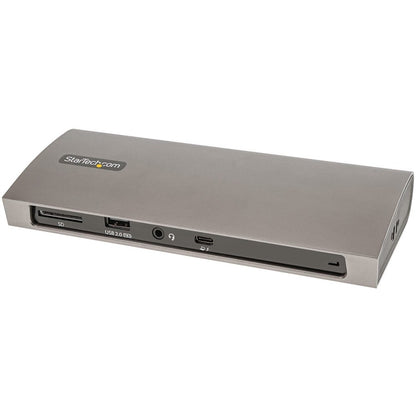 StarTech.com Thunderbolt 4 Dock, 96W Power Delivery, Single 8K / Dual Monitor 4K 60Hz, 3x TB4/USB4 ports, 4x USB-A, SD, GbE, 0.8m cable TB4CDOCK