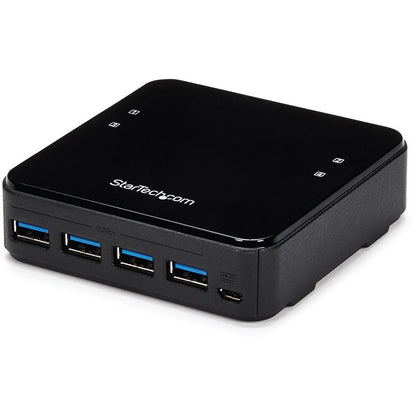 StarTech.com 4X4 USB 3.0 Peripheral Sharing Switch - USB Switch for Mac / Windows / Linux - 4 Port USB 3.0 Switch - USB A/B Switch HBS304A24A