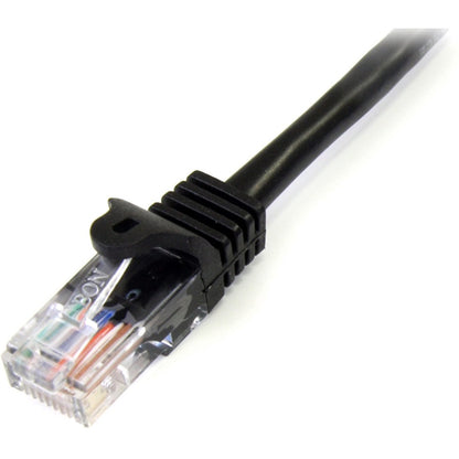 StarTech.com 15 ft Black Cat5e Snagless UTP Patch Cable 45PATCH15BK