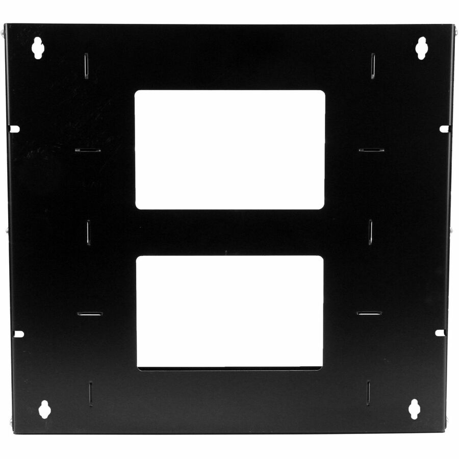 StarTech.com 2-Post 8U Open Frame Wall Mount Network Rack with Built-in Shelf and Adjustable Depth, Computer Rack for IT Equipment, TAA~ WALLSHELF8U