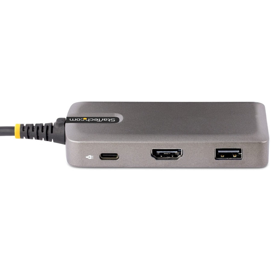 StarTech.com USB-C Multiport Adapter, 4K 60Hz HDMI, 3-Port USB Hub, 100W Power Delivery Pass-Through, Mini Dock, Windows/macOS/ChromeOS 104B-USBC-MULTIPORT