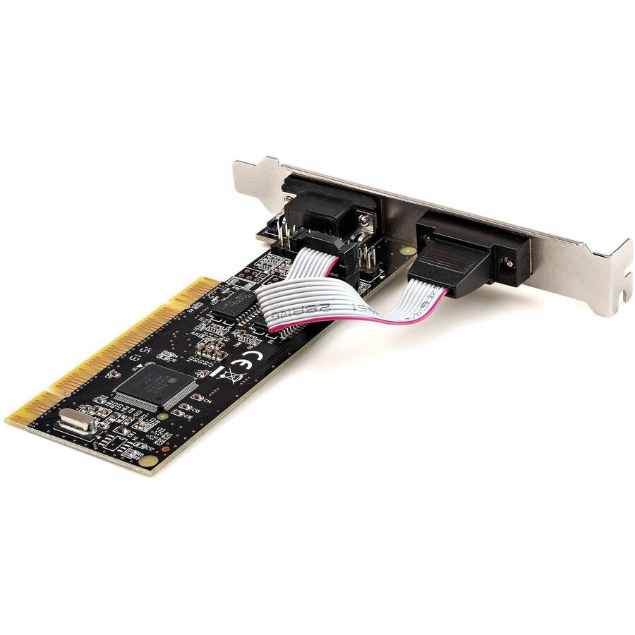 StarTech.com PCI Serial Parallel Combo Card with Dual Serial RS232 Ports (DB9) & 1x Parallel Port (DB25), PCI Adapter Expansion Card PCI2S1P2