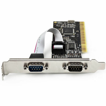 StarTech.com PCI Serial Parallel Combo Card with Dual Serial RS232 Ports (DB9) & 1x Parallel Port (DB25), PCI Adapter Expansion Card PCI2S1P2