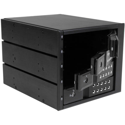 StarTech.com 4 Bay Aluminum Trayless Hot Swap Mobile Rack Backplane for 3.5in SAS II/SATA III - 6 Gbps HDD HSB4SATSASBA