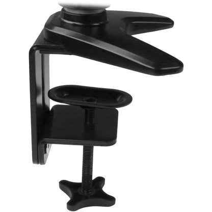 StarTech.com Laptop Monitor Stand, Computer Monitor Stand, Articulating, VESA Mount Monitor Desk Mount, For up to 27"(17.6lb/8kg) Displays ARMUNONB