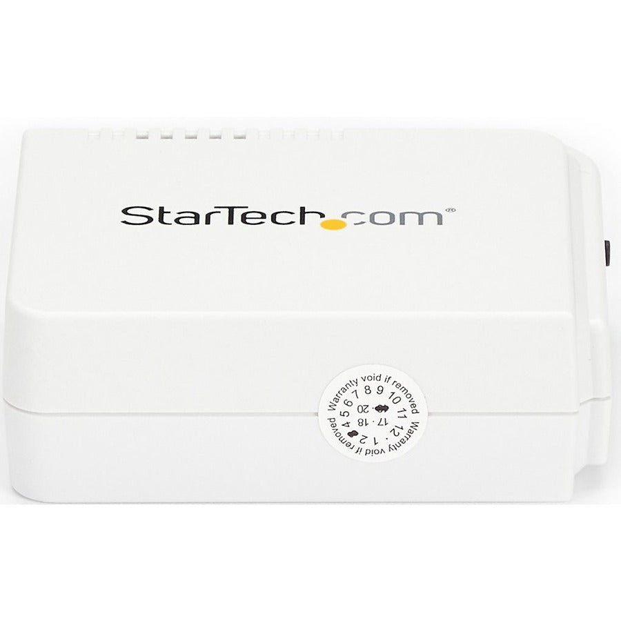 StarTech.com 1 Port USB Wireless N Network Print Server with 10/100 Mbps Ethernet Port - 802.11 b/g/n PM1115UW