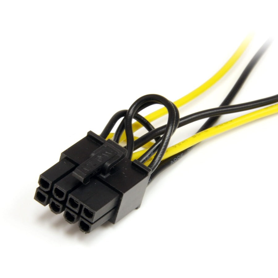 Star Tech.com 6in SATA Power to 8 Pin PCI Express Video Card Power Cable Adapter SATPCIEX8ADP