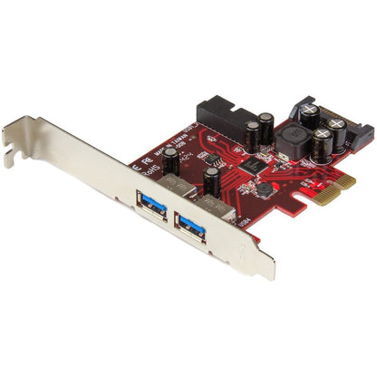 StarTech.com 4 Port PCI Express USB 3.0 Card - 5Gbps - 2 External & 2 Internal (IDC) - SATA Power PEXUSB3S2EI