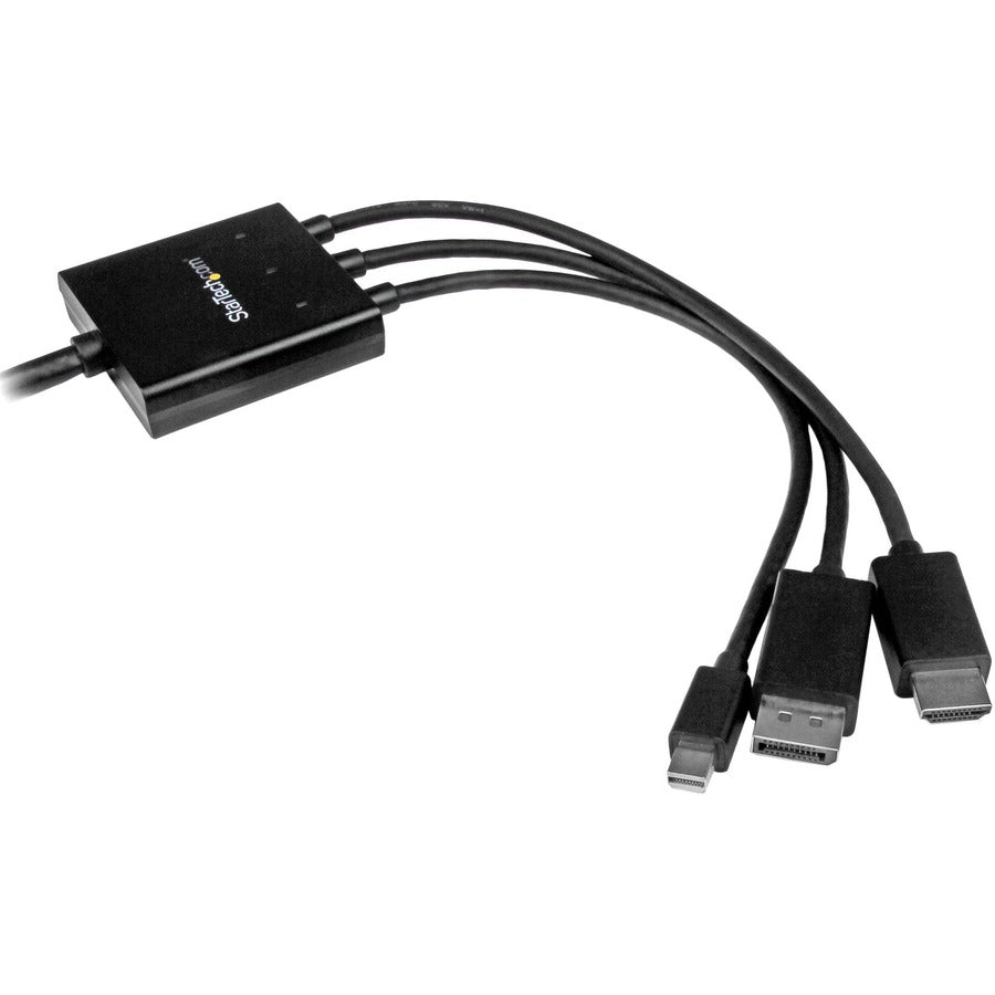 StarTech.com 2m 6 ft HDMI, DisplayPort or Mini DisplayPort to HDMI Converter Cable - HDMI, DP or Mini DP to HDMI Adapter DPMDPHD2HD