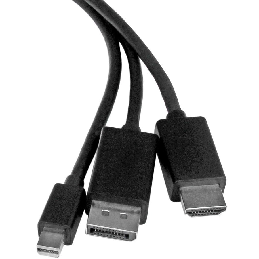 StarTech.com 2m 6 ft HDMI, DisplayPort or Mini DisplayPort to HDMI Converter Cable - HDMI, DP or Mini DP to HDMI Adapter DPMDPHD2HD