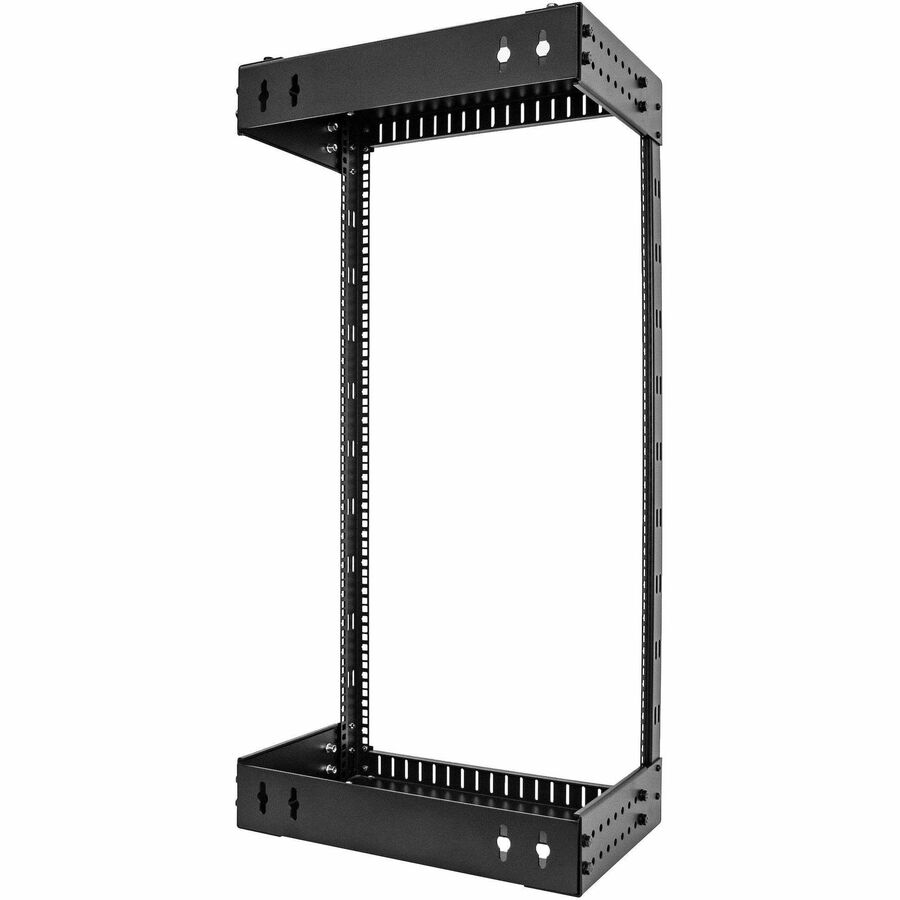 StarTech.com 2-Post 21U Heavy-Duty Wall Mount Network Rack, 19" Open Frame Server Rack with Adjustable Depth, Data Rack for IT Equipment~ RACK-21U-20-WALL-OA