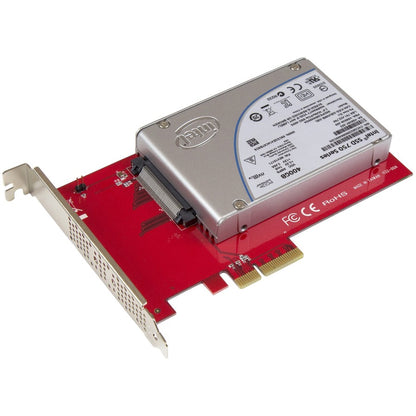 StarTech.com U.2 to PCIe Adapter for 2.5" U.2 NVMe SSD - SFF-8639 PCIe Adapter - x4 PCI Express 4.0 - NVMe PCIe Adapter - U.2 PCIe Card PEX4SFF8639