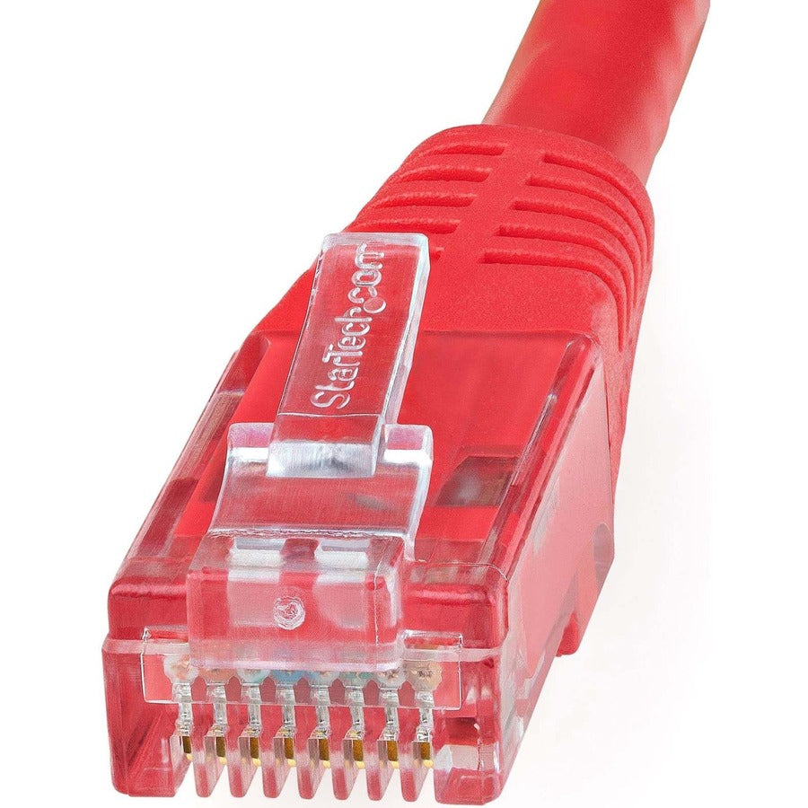 StarTech.com 6ft CAT6 Ethernet Cable - Red Molded Gigabit - 100W PoE UTP 650MHz - Category 6 Patch Cord UL Certified Wiring/TIA C6PATCH6RD