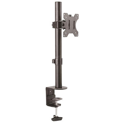 StarTech.com Single Monitor Desk Mount, Adjustable Monitor VESA Mount 34" (17.6lb/8kg) Display, Ergonomic Pole Mount Arm, C-Clamp/Grommet ARMPIVOTV2