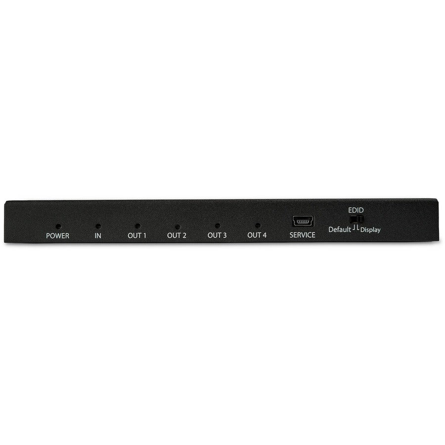 StarTech.com 4 Port HDMI Splitter - 4K 60Hz - 1x4 Way HDMI 2.0 Splitter - HDR - ST124HD203 ST124HD202