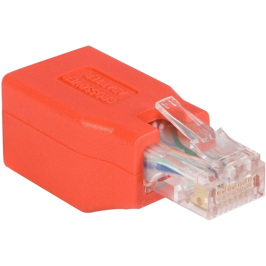 StarTech.com Crossover adapter - RJ-45 (M) - RJ-45 (F) - Gigabit - ( CAT 6 ) - red C6CROSSOVER