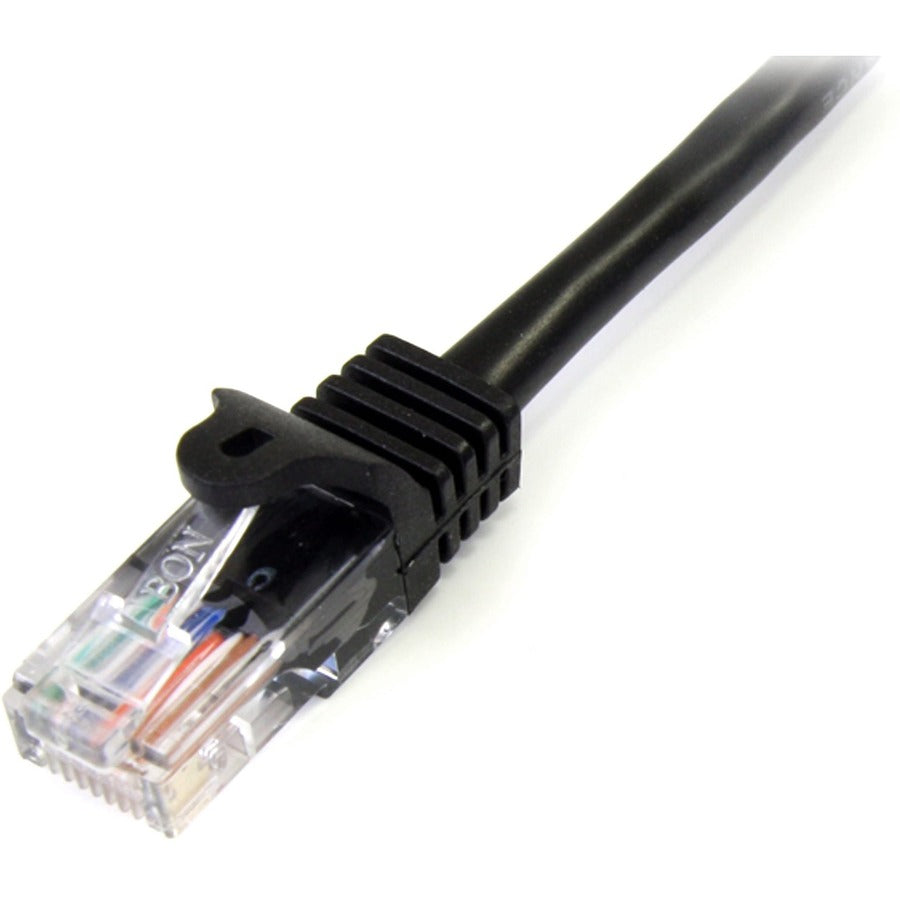 StarTech.com 6 ft Black Snagless Cat 5e UTP Patch Cable 45PATCH6BK