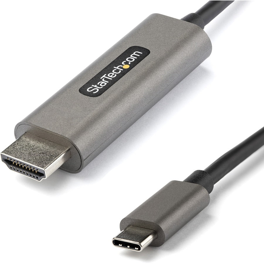 StarTech.com 6ft (2m) USB C to HDMI Cable 4K 60Hz with HDR10, Ultra HD USB Type-C to HDMI 2.0b Video Adapter Cable, DP 1.4 Alt Mode HBR3 CDP2HDMM2MH