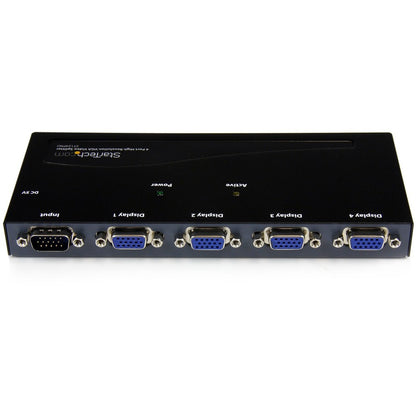 StarTech.com 4 Port High Resolution VGA Video Splitter - 300 MHz - VideoView Pro 47 Port High Resolution 300 MHz Video Splitter - Video splitter - 4 ports ST124PRO