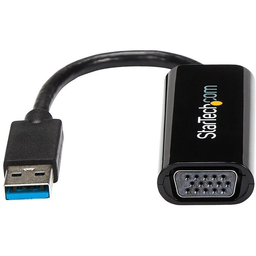 StarTech.com Slim USB 3.0 to VGA External Video Card Multi Monitor Adapter - 1920x1200 / 1080p USB32VGAES