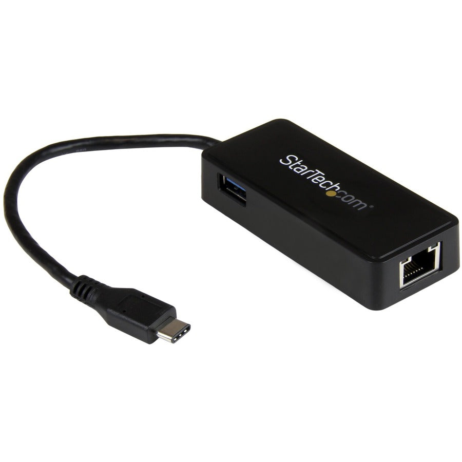 StarTech.com USB-C to Ethernet Gigabit Adapter - Thunderbolt 3 Compatible - USB Type C Network Adapter - USB C Ethernet Adapter US1GC301AU