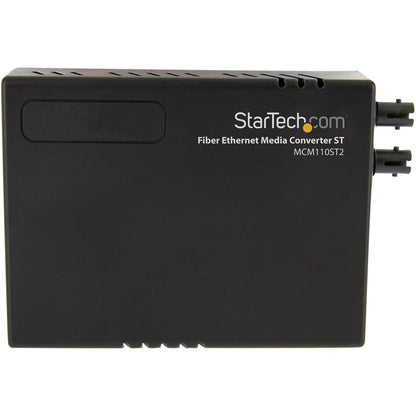 StarTech.com 10/100 Multi Mode Fiber Copper Fast Ethernet Media Converter ST 2 km MCM110ST2