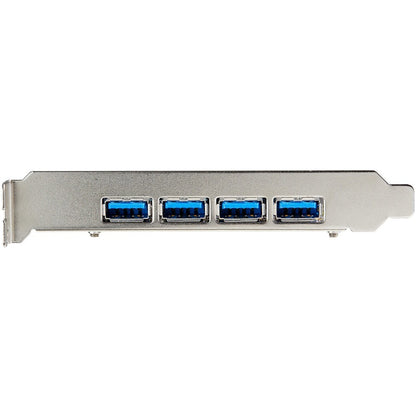 StarTech.com 4-Port USB PCIe Card - 10Gbps USB 3.2 Gen 2 Type-A PCI Express Expansion Card - 2 Controllers - 4xUSB - Windows/Mac/Linux PEXUSB314A2V2