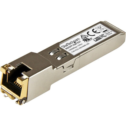 StarTech.com Cisco Meraki MA-SFP-1GB-TX Compatible SFP Module - 1000BASE-T - 10/100/1000 Mbps SFP to RJ45 Cat6/Cat5e Transceiver - 100m MASFP1GBTXST