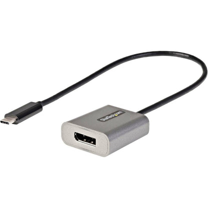 StarTech.com USB C to DisplayPort Adapter, 8K/4K 60Hz USB-C to DisplayPort 1.4 Adapter, DSC, USB Type-C to DP Video Converter, w/12" Cable CDP2DPEC