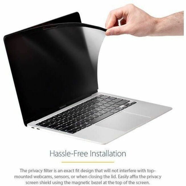 StarTech.com Laptop Privacy Screen for 13 inch MacBook Pro & Air - Magnetic Removable Security Filter - Blue Light Reducing - Matte/Glossy PRIVSCNMAC13