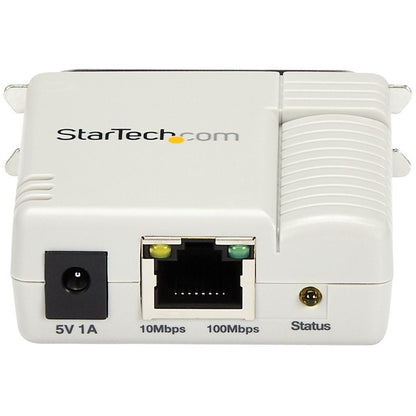 StarTech.com 1 Port 10/100 Mbps Ethernet Parallel Network Print Server PM1115P2