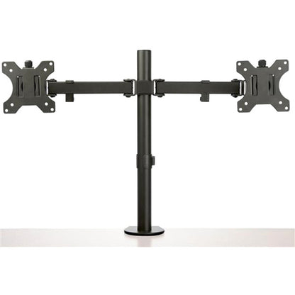 StarTech.com Desk Mount Dual Monitor Arm, Ergonomic VESA Compatible Mount for up to 32" (17.6lb/8kg) Display, Clamp/Grommet, Articulating ARMDUAL2