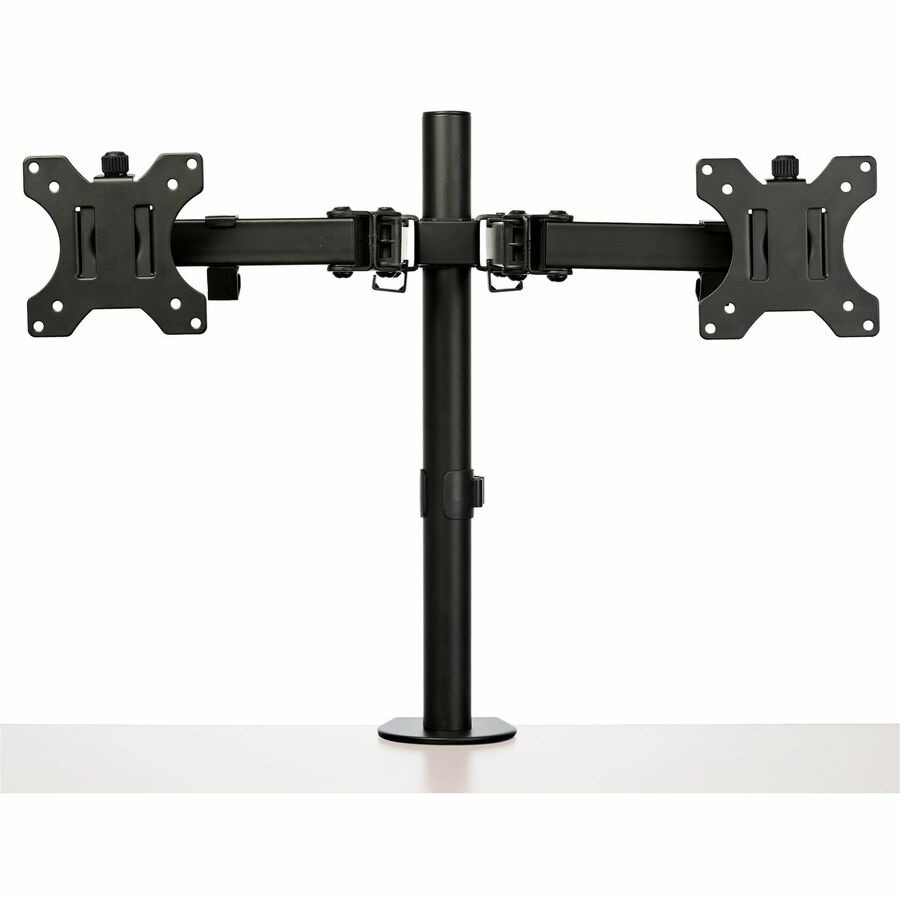 StarTech.com Desk Mount Dual Monitor Arm, Ergonomic VESA Compatible Mount for up to 32" (17.6lb/8kg) Display, Clamp/Grommet, Articulating ARMDUAL2