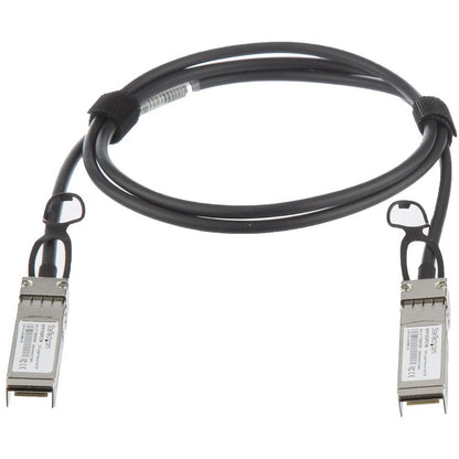 StarTech.com MSA Uncoded Compatible 1m 10G SFP+ to SFP+ Direct Attach Cable - 10 GbE SFP+ Copper DAC 10 Gbps Low Power Passive Twinax SFP10GPC1M