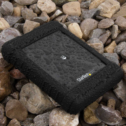 StarTech.com 2.5" USB 3.0 Hard Drive Enclosure - Rugged - Supports UASP - Tool-Less - IP54 - SSD USB External HDD Enclsoure S251BRU33