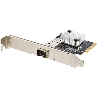 StarTech.com 10G PCIe SFP+ Card, Single SFP+ Port Network Adapter, Open SFP+ for MSA-Compliant Modules/Cables, 10 Gigabit PCIe NIC Card PEX10GSFP