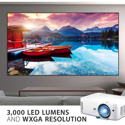 ViewSonic LS550WH Short Throw DLP Projector - 16:10 - Ceiling Mountable, Floor Mountable - White LS550WH