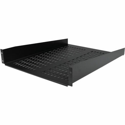 StarTech.com 2U 22in Vented Rack Mount Shelf - Fixed 22 inch Deep antilever Rackmount Tray for Server Rack Cabinet Shelf - 50lbs / 23kg CABSHELF22V